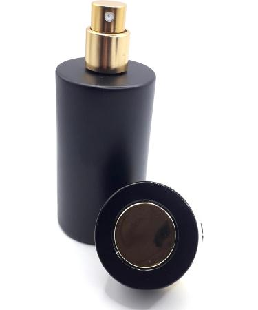 Z nitude Glassworks 50ml Empty Glass Perfume Bottle Matt Effect Le Luxe Black Golden - Buy Online on GoSupps.com