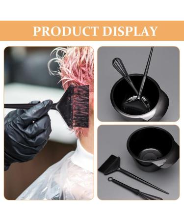 minkissy 1 Set Hair Dyeing Bowl Set Hair Dyeing Brush and Bowl Stirring Stick Hair Coloring Brush Hair Dyeing Set for Barber Salon - Buy Online on GoSupps.com
