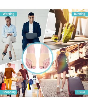 Buy Hilph Bunion Corrector Relief Sleeve - Gel Separator for Hallux Valgus Pain Relief | Day/Night Support for Women & Men - Buy Online on GoSupps.com