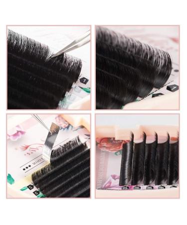 Buy 5 Trays 1 Second Blossom Eyelash Extensions Set | Easy Make Fans C Curl 10-14mm | 0.05mm Thickness | International Shipping - Buy Online on GoSupps.com