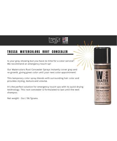 Watercolors Root Concealer Spray - Professional Salon Quality Cover Up for Gray Roots - 2oz Brown Root Concealer - Buy Online on GoSupps.com