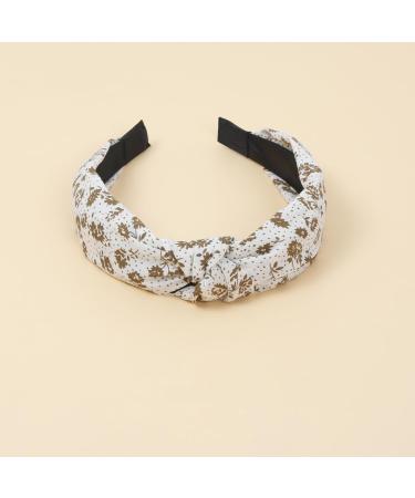 Headband for Women's Hair Hairband Adult Women Alice Headbands Knotted Elastic Headband Fashion Headbands for Women and Girl (4LvseFlowerA) - Buy Online on GoSupps.com