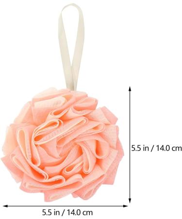 FRCOLOR 3pcs Bath Flower Sponge Balls | Loofah Shower Scrubber for Men | Perfect Body Bath Sponges for Relaxing Showers - Buy Online on GoSupps.com