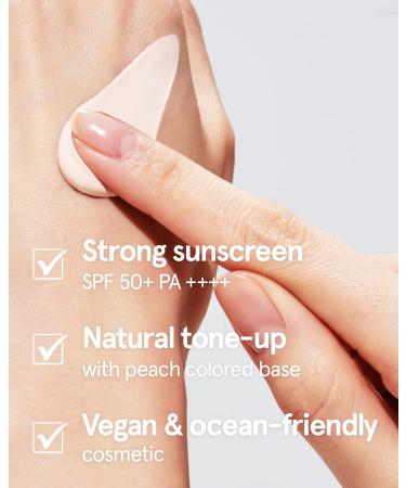 ATHE Vegan Relief Sun BB SPF50+ PA++++ - Korean Sunscreen Zinc Oxide Tone Up Cream for Skin Correction Long-Lasting Pore Coverage Reef-Safe 2.36oz - Buy Online on GoSupps.com