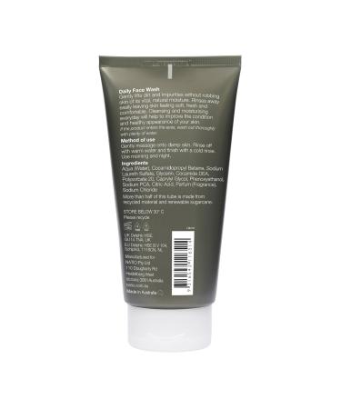 Natio Australia For Men Daily Face Wash - 5.2oz Facial Cleanser with Lemon Bergamot & Lavender - Ideal for All Skin Types - Buy Online on GoSupps.com