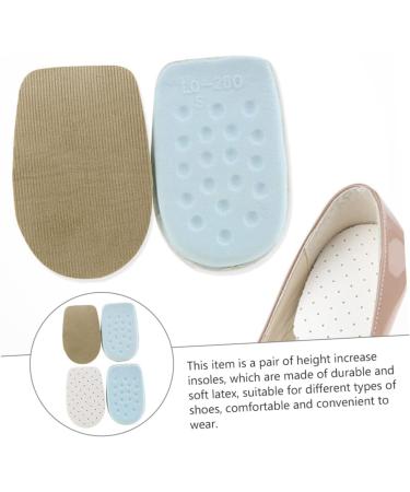 NOLITOY Height Increasing Insoles - 2 Pairs of Altitude Heel Inserts for Men & Women | Comfortable Height Lift Shoes - Buy Online on GoSupps.com