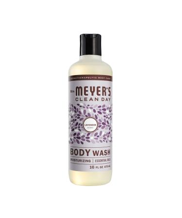 Mrs. Meyer's Moisturizing Body Wash for Women and Men, Biodegradable Shower Gel Formula Made with Essential Oils, Lavender Scent, 16 oz - Buy Online on GoSupps.com