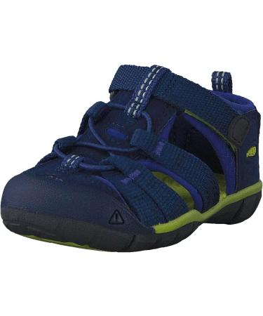 KEEN Unisex Kid's Seacamp 2 CNX-Baby Sandal - Blue Depths/Chartreuse - Size 5 UK Child - Buy Online on GoSupps.com