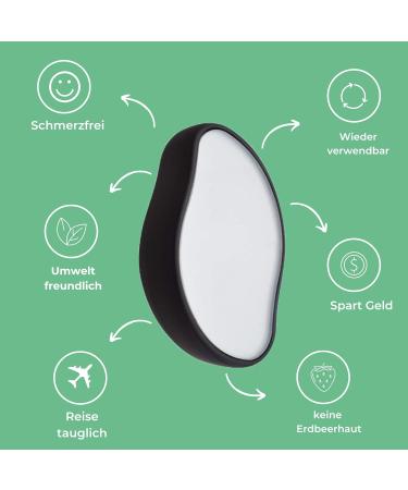 Jean Mimi Ruby Nano Crystal Hair Remover Stone - Pain-Free Reusable 2nd Gen Hair Razor for Men & Women | Exfoliating Peeling Effect - Buy Online on GoSupps.com