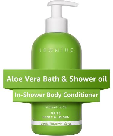 Buy Wet Skin Moisturizer & In-Shower Oil - Natural Body Conditioner with Aloe Vera Oats & Honey for Soft Skin | 2-in-1 Bath & Shower Oil - Perfect Self-Care Gift - Buy Online on GoSupps.com