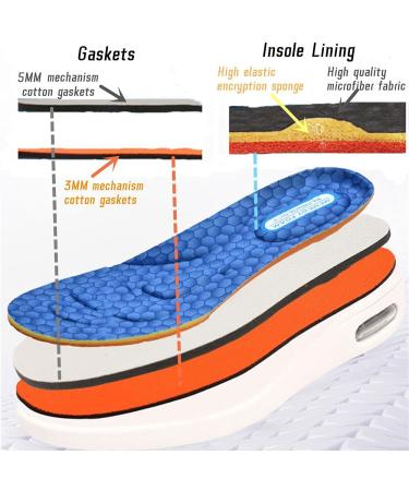 GSFY Men's Diabetic Walking Shoes Wide Width - Adjustable Strap Edema Sneakers for Swollen Feet, Hammertoes, Plantar Fasciitis, Arthritis - Black 8.5 Wide - Buy Online on GoSupps.com