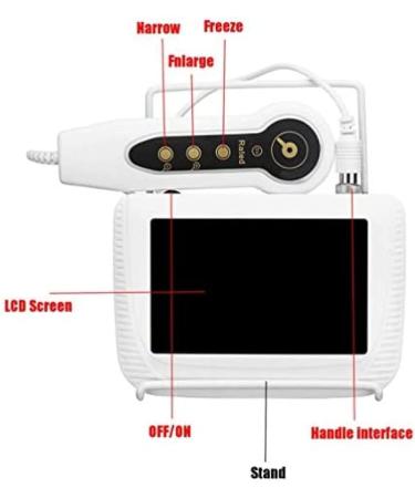 5 Inch Skin Diagnosis Hair Analyzer LCD Screen Digital Skin Detector Portable Rechargeable LCD Screen Digital Skin Diagnosis System Hair Analyzer Skin Analysis Tester Machine. - Buy Online on GoSupps.com