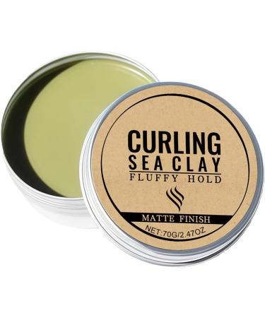 Hjatirace Curling Sea Clay Texture Support 70 G Curling Styling Clay Hair Styling Product Matte Nongreasy Formula For Adults Home Travel Vacation Dating - Buy Online on GoSupps.com