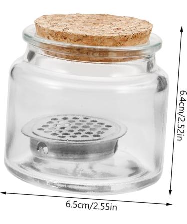 minkissy Nail Cup Nail Dish Cups Manicure Nail Dish Nail Dappen Dish Nail Brush Dappen Cup Acrylic Nail Supplies Nail Liquid Holder Acrylic Nail Tools Cork Glass Stainless - Buy Online on GoSupps.com