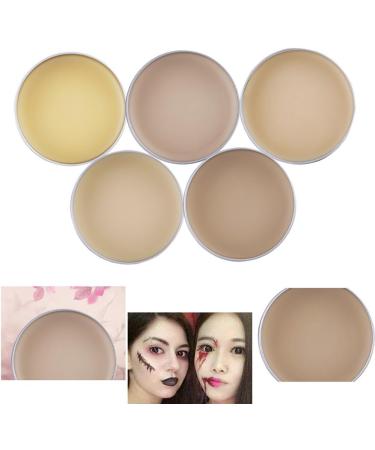 Tmishion Professional Halloween Makeup Kit | Special Effects Makeup | False Wound & Scar Wax for Skin Preparation | Conceal Pores (#5) - Buy Online on GoSupps.com