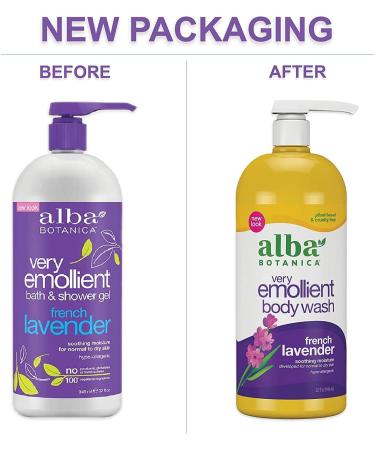 Alba Botanica Lavender Shower Gel 2 - Nourishing & Refreshing Cleanser for All Skin Types | Shop Internationally - Buy Online on GoSupps.com