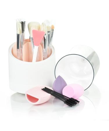 111 Transparent Diamonds Makeup Brushes Set | Premium Synthetic Eyeshadow & Face Blending Brushes for Women & Kids | Professional Quality Makeup Tools - Buy Online on GoSupps.com