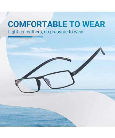 TERAISE Unisex Reading Glasses (Pack of 4) 2.0X - Stylish Lightweight & Durable Vision Solutions for All - Buy Online on GoSupps.com