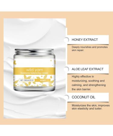 Wild Yam Cream Hormone Balancing Cream Wild Yam Cream Wild Yam Body Creams for Women Wild Yam Cream Hormone Balance Body Moisturiser for Dry Skin Skin Tightening Cream Body Elasticity - Buy Online on GoSupps.com