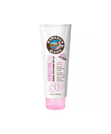 Hawaiian Blend Sensitive Skin Reef Friendly Zinc Mineral Based Sunscreen - SPF 50-5 fl oz