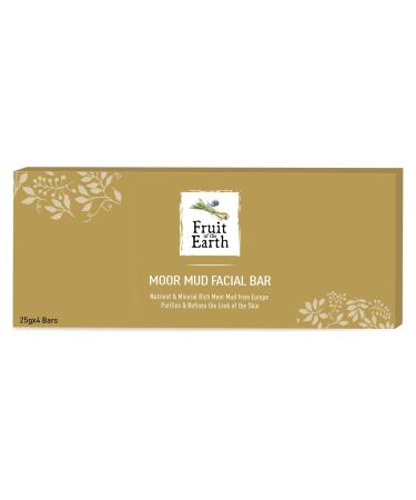 FRUIT OF THE EARTH MOOR MUD FACIAL BAR 4x 24 gm