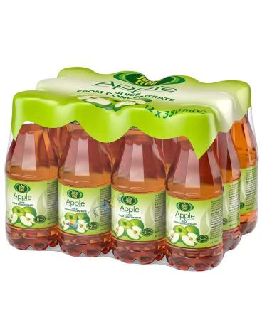 Juice Tree Apple Orange & Tropical Fruit Juice Drink From Concentrate Bottle Pack 330ml (4 Juice Tree Apple Juice) Juice Tree Apple Juice 4