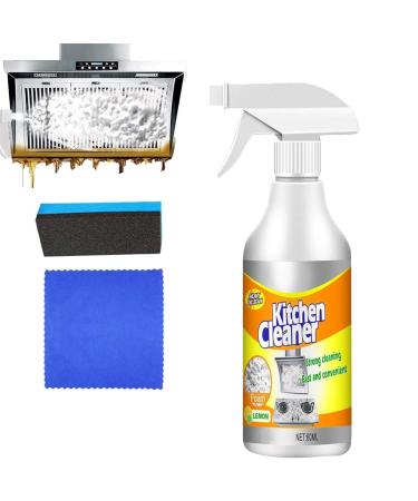 Sciasi Kitchen Foam Cleaner 60 ml All Purpose Foam Cleaner Spray Sciasi Foam Cleaner Powerful Stain Removing Foam Cleaner All-Purpose Kitchen Pots And Pan Cleaner Kitchen Cleaner Spray (#1Pcs)