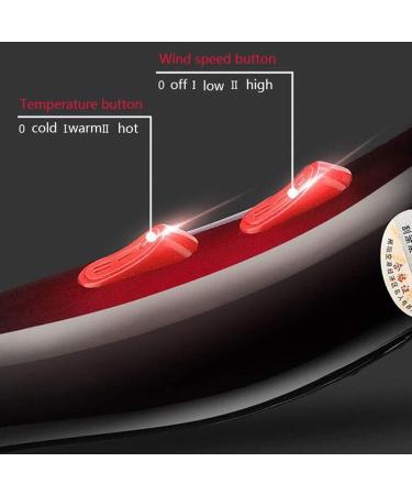 Professional Hair Dryer Ionic Salon Fast Hair Dryer 3 Heat 2 Speed Settings Low Noise Powerful AC Motor with Nozzle Protects Hair - Buy Online on GoSupps.com