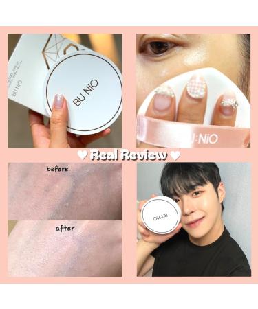 BU:NiO Calming Cool Tone up sun Cushion Foundation SPF50+ CC/BB Cream(0.88FlOz) Transparent&Natural tone-up&Even skin tone-Whitening&Wrinkle Improvement Derma tested (Pink Beige 0.88Fl Oz (Refill)) Pink Beige 0.88 Fl Oz (P  - Buy Online on GoSupps.com