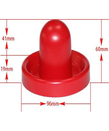 Qtimal Home Air Hockey Paddles and Pucks Set - 2 Striker, 6 Puck Pack - Kids and Adult Sizes - Goal Handles Replacement Accessories - Buy Online on GoSupps.com