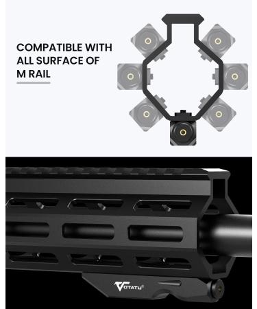 Votatu M4L-R Red Laser Sight for M-Lok Rails | Compact Tactical Rifle Red Dot with Strobe Function | Magnetic Rechargeable - Buy Online on GoSupps.com