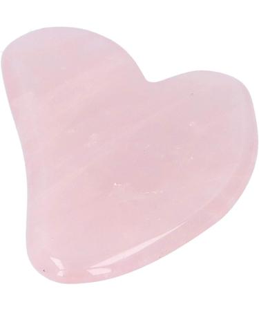 Verdant Touch Rose Quartz Gua Sha Heart Shape Massage Stone - Scraping Board for Face & Body | International Shipping - Buy Online on GoSupps.com