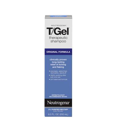Neutrogena T/Gel Therapeutic Shampoo Original Formula, Anti-Dandruff Treatment for Long-Lasting Relief of Itching and Flaking Scalp as a Result of Psoriasis and Seborrheic Dermatitis, 8.5 Fl Oz 8.5 Fl Oz (Pack of 1)