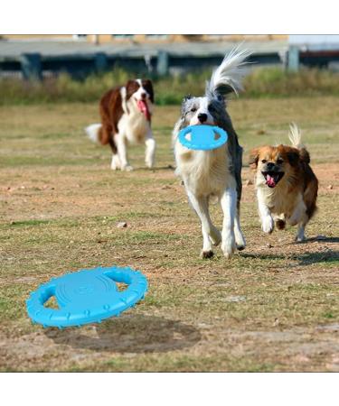 GERUI Dog Frisbee - Bite-Resistant Interactive Toy for Large & Medium Dogs | Outdoor Fun (Blue) - Shop Internationally - Buy Online on GoSupps.com