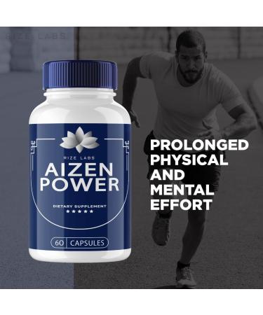 Buy Aizen Power for Men - 3 Pack Natural Male Supplement for Energy & Performance | AizenPower 24 Vitamin Reviews (180 Capsules - Buy Online on GoSupps.com