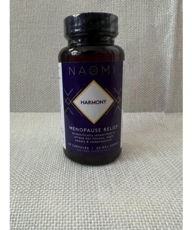 NAOMI Harmony Menopause Relief - Natural Support for Hot Flashes - 30 Veggie Capsules - Buy Online on GoSupps.com