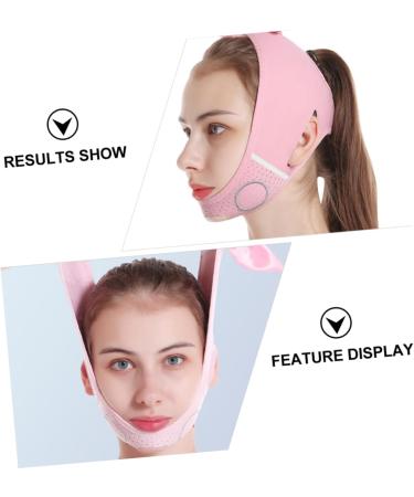 Ipetboom Double Chin Reducer Strap 1pc Thin Body Belt Lift Belt -lifting Artifact Belt Chin up Lifting Strap Breathable Band Chin Strap V Pink Neoprene Plus Nylon Mesh Lifting Belt - Buy Online on GoSupps.com