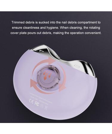 dijiusidy Rechargeable Electric Nail Trimmer Cutter For Home ABS Automatic Nail Fingernail Electric Nail Clip Professional Nail White - Buy Online on GoSupps.com