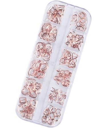 2 Boxes Manicure Tools Nail Art Decoration Rose Gold Decorations Nail Tools Nail Decorations for Nail Art Nail Decor Metal Manicure Decoration Nail Art Rivet 3d Stud Accessories - Buy Online on GoSupps.com