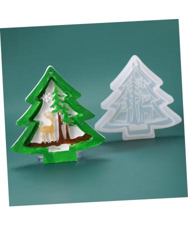 ABOOFAN 2pcs Christmas Tree Mold Resin Molds Silicone Mold Soap Molds Resin Soap DIY Mold Pendant Elk - Buy Online on GoSupps.com