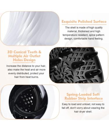 Universal Hair Diffuser Attachment for Curly Hair - Adjustable 1.38in to 3in Nozzle for Professional Hair Drying and Styling - Buy Online on GoSupps.com