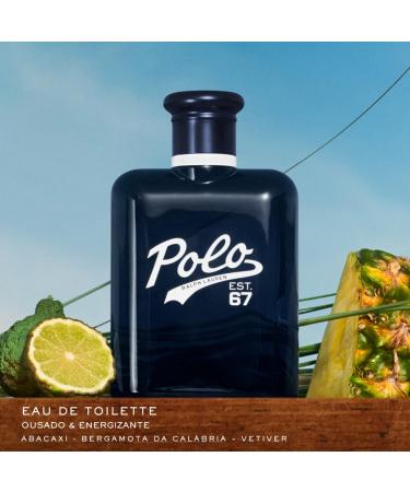 Ralph Lauren - Polo 67 - Eau de Toilette - Cologne for Men - Woody & Solar Scent - With Pineapple Bergamot & Vetiver 4.2 Fl Oz (Pack of 1) - Buy Online on GoSupps.com