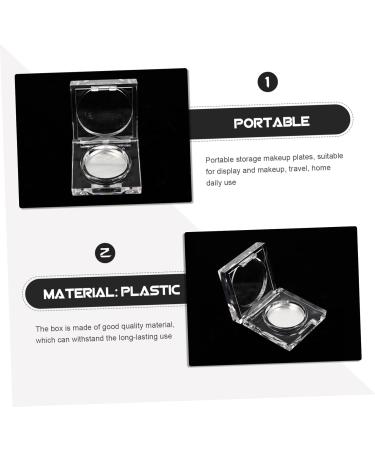 Lot De 6 Bo tes De Rangement Maquillage Transparentes 6 Compartiments Compacts Pour Fards Paupi res Et Blush Voyage Portable - Buy Online on GoSupps.com