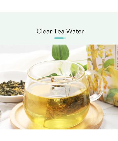Yctze Oolong Osmanthus Fragrans Flower Tea Triangle Bags - Chinese Tea for Home, Office, Hotel - Daily Life Essential - Buy Online on GoSupps.com