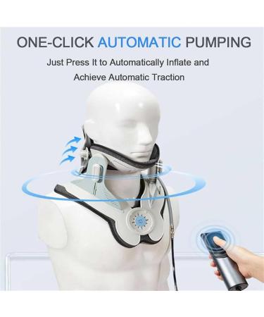 Bomby Neck Stretcher | Electric Cervical Traction Device for Neck Pain Relief 3 Power Settings & 8 Airbag Support | Ultimate Neck Stretch & Relaxation Gift - Buy Online on GoSupps.com