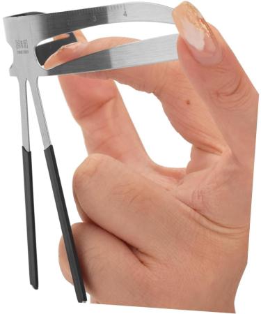 Mikinona Makeup Gadgets Makeup Tools Eyebrow Bow Mapper Tool Stainless Eyebrow Ruler for Girl Eyebrow Pencil Triangle - Buy Online on GoSupps.com