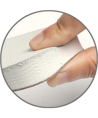 uxcell Height Increase Insoles 1.5cm Taller Shoes Pad for Men Women - White Leather Foam Insert - Pack of 2 - Buy Online on GoSupps.com