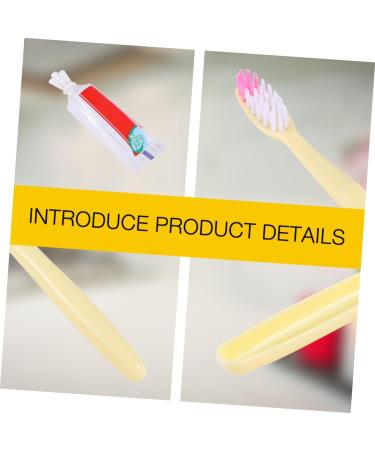 Solustre 100th Disposable Travel Toothbrush - Extra Soft Bristle Manual Toothbrush Kit for Bathroom & On-the-Go - Buy Online on GoSupps.com