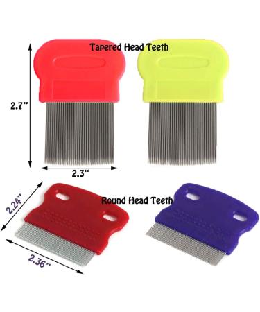 TuNan 7 Pcs Pet Grooming Comb Set for Dogs and Cats - Metal Head Comb for Tear Stain Removal, Long Hair Detangling, Crust and Mucus Removal - Pet Grooming Tool Kit with 5 Comb Types - Buy Online on GoSupps.com