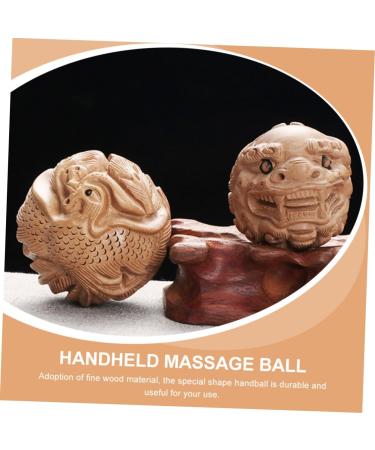 Solustre Baoding Balls - Wooden Chinese Hand Massage Tools for Fitness & Relaxation | Perfect Mahogany Gift - Buy Online on GoSupps.com